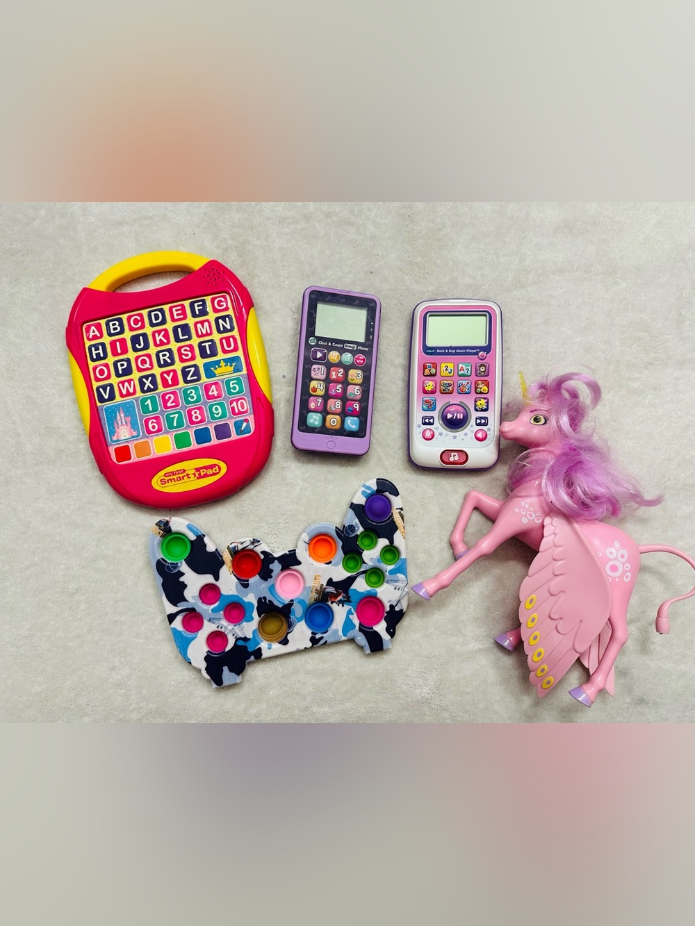 Red VTech SmartPad, VTech Rock, VTech Chat Girls Toys for Ages 1-5Years